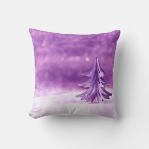 Coussin Merveilleux Noël Violet