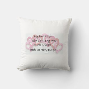 Coussin Mes bras sont pleins