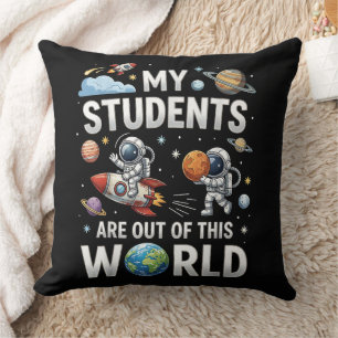 Coussin Mes élèves sont dans cet univers spatial