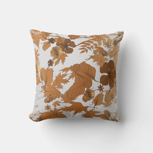 Coussin Mes fleurs de jardin III (Recto)