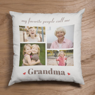 Coussin Mes Gens Favoris M'Appelent Grandma Images Personn