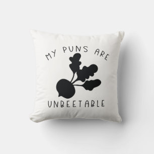 Coussin Mes jeux de mots sont imbattables