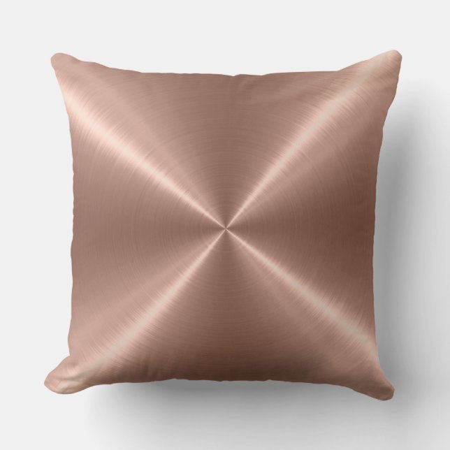 Coussin Métal en acier inoxydable bronze 2 (Recto)