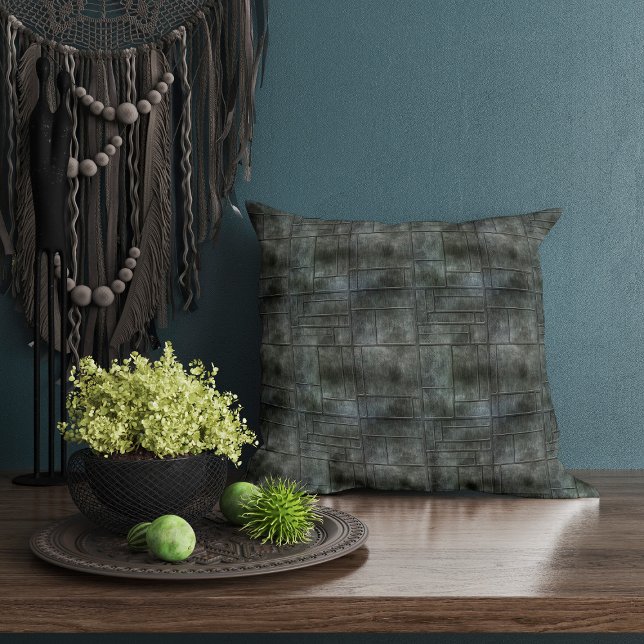 Coussin Métal gris industriel (Créateur téléchargé)