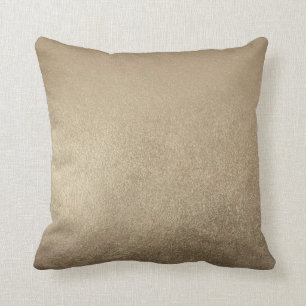 Coussin métal or classique élégant