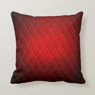 Coussin Métal rouge foncé de diamant