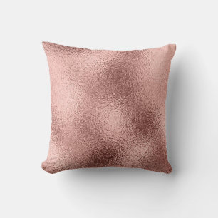 Coussin Métallique d'or rose : brillant Vintage.