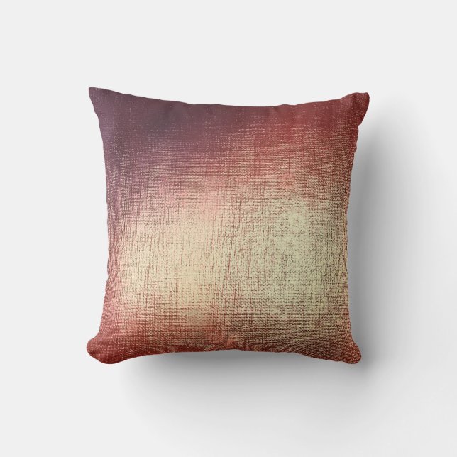Coussin métallique en poudre rose (Recto)