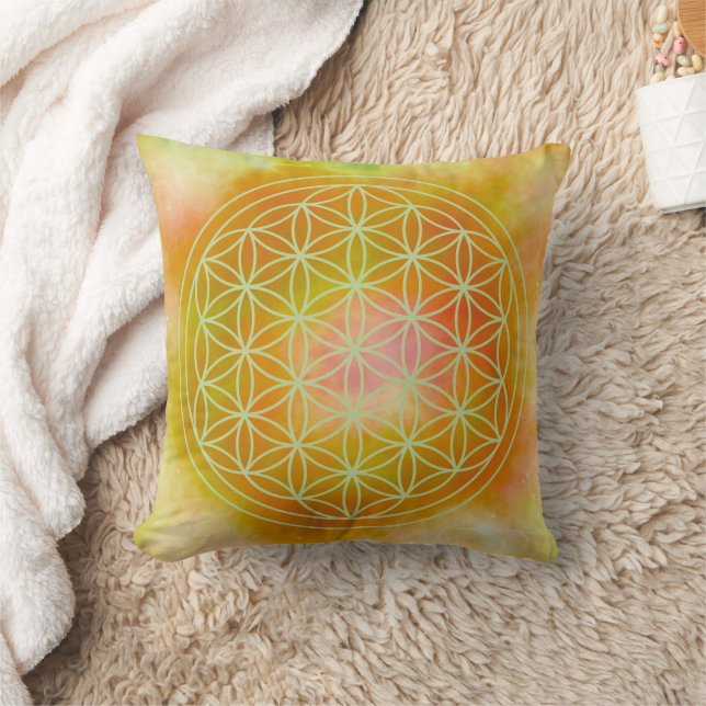 Coussin Métatron, chakra, zen, géométrie sacrée, ange, (Couverture)
