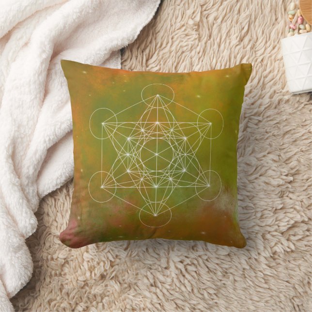 Coussin Métatron, chakra, zen, géométrie sacrée, angel, (Couverture)