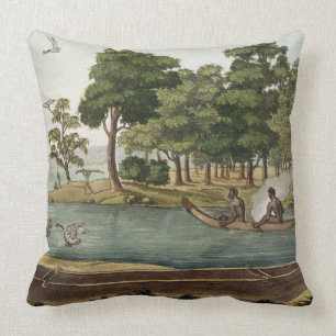 Coussin Méthode de navigation en nouvelle Hollande, gravée