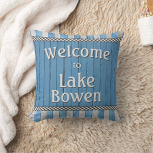 Coussin Mettez votre lac sur ce personnalisé