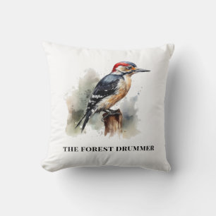 Coussin Meuble de cabine d'observateur d'oiseaux de Forest