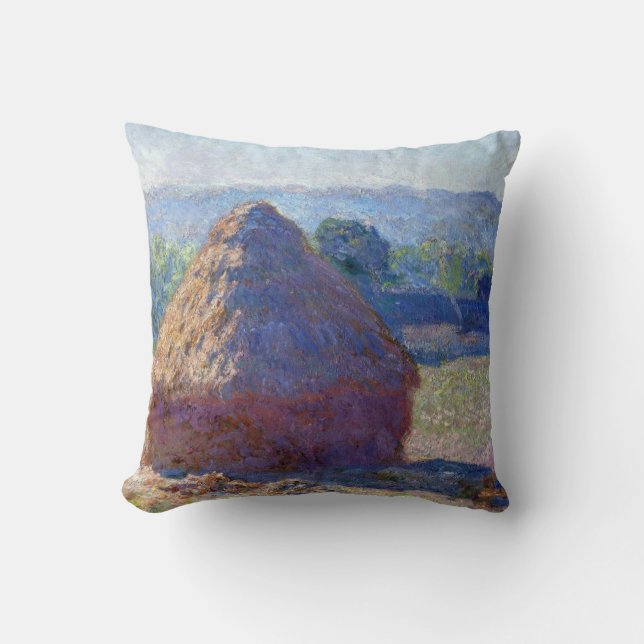 Coussin Meules (Fin de l'été), Monet (Recto)