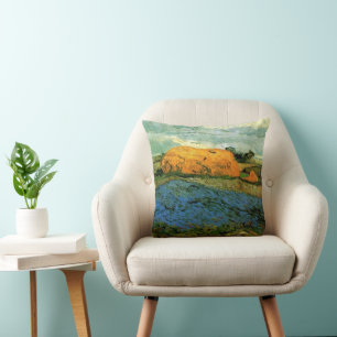 Coussin Meules sous un ciel pluvieux de Vincent van Gogh