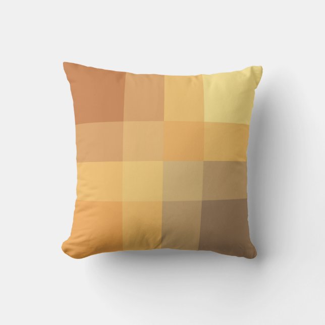 Coussin Mi-siècle mega plaid - neutrales de la Terre (Recto)