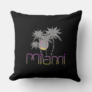 Coussin Miami Beach, Floride Cool Jeu d'oreillers modernes