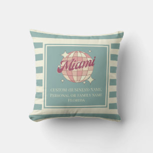 Coussin Miami Florida USA décoration de maison
