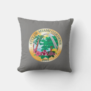 Coussin Miami Gardens (Floride) City Seal