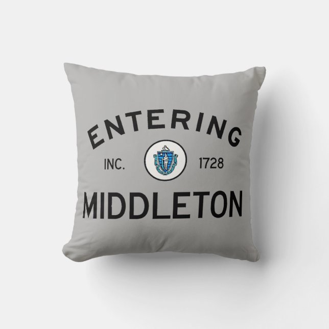 Coussin Middleton entrant (Recto)