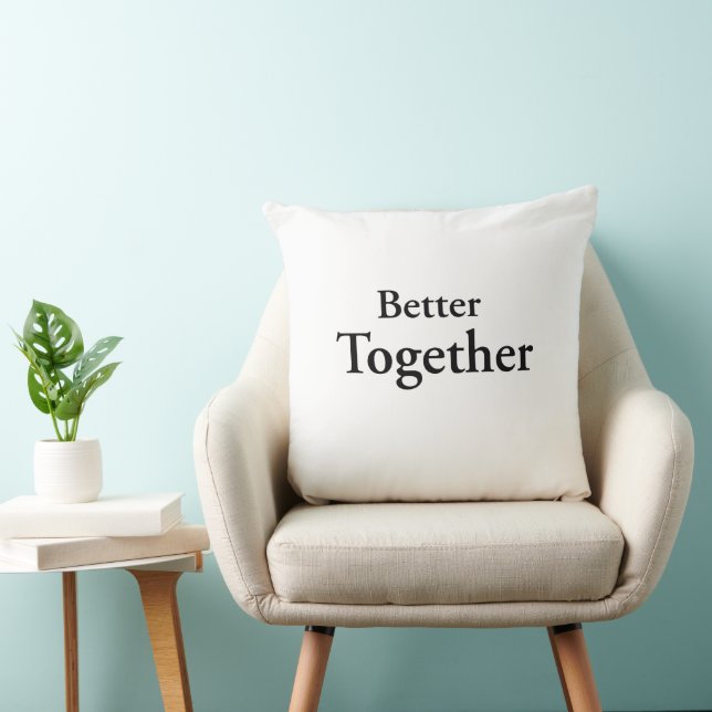 Coussin « Mieux ensemble » trouve une véritable camaraderi (Chaise)