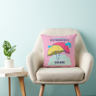 Coussin Mieux Vaut Prendre Mon Parapluie C'Est Assez Stupi