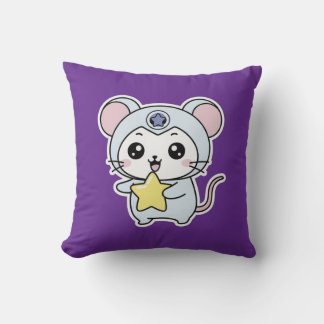 Coussin Mignon adorable petite souris charmante
