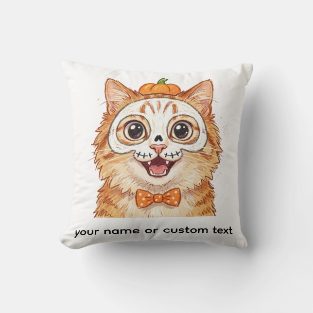 Coussin Mignon chauve-souris violette Illustration au cray (Recto)