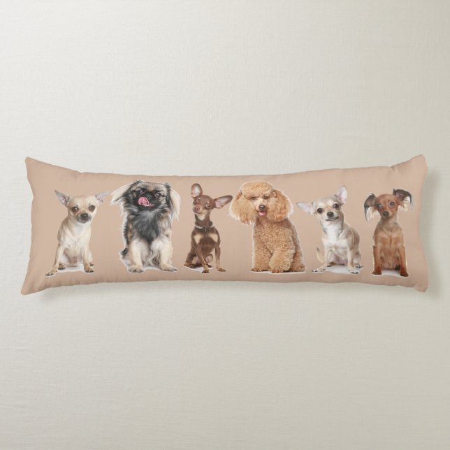 Coussin mignon de corps de chiens (Devant)