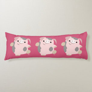 Coussin mignon de corps de porc de danse de bande
