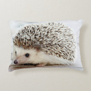 Coussin mignon de décor de hérisson de bébé