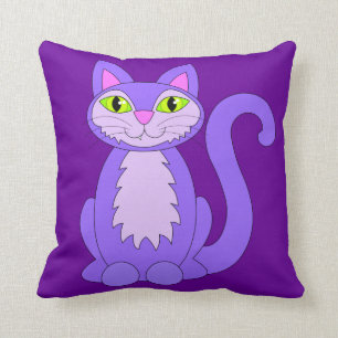 Coussin mignon de Kitty de Snaggletooth de chat