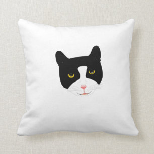 Coussin mignon de visage de chat