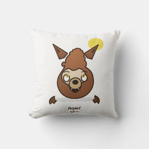 Coussin Mignon hurlement szn dessin animé loup-garou Hallo
