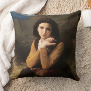 Coussin Mignon Innocence d'une Jeune Fille, Bouguereau