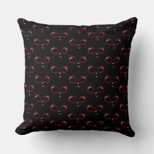 Coussin Mignon monstre visage ovni