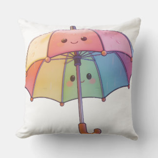 Coussin Mignon parapluie Kawaii T-Shirt pour femmes