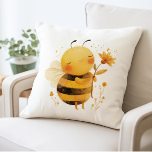 Coussin Mignonne Abeille, Abeille Douillette