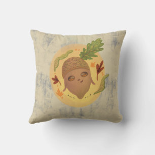Coussin mignonne acorne automne