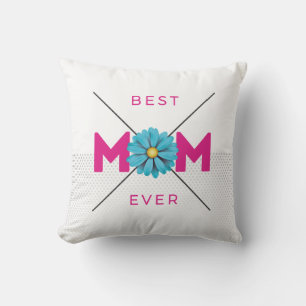 Coussin Mignonne Design Texte Meilleure maman jamais pour 