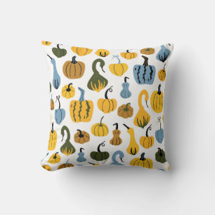 Coussin Mignonne main de dessin Citrouille