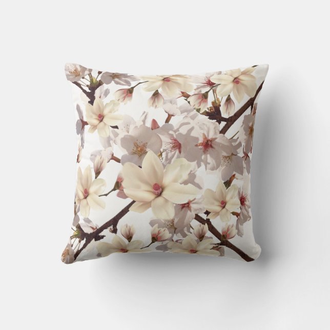 Coussin Mignonne maman de la fête des mères | Collage de p (Verso)