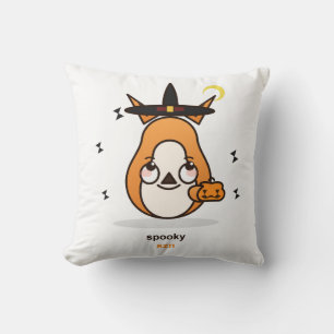 Coussin Mignonne Renarde Kawaii Sorcière Saison Effrayante
