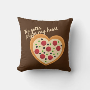 Coussin Mignonne Tu Dois Pizza Me Pun Coeur