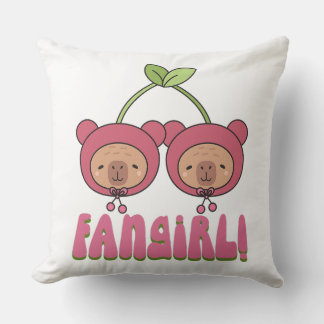 Coussin Mignons ours kawaii Costume cerise Fangirl