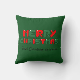 Coussin Mikitiez Christmasgame vintage papa elf santaclaus