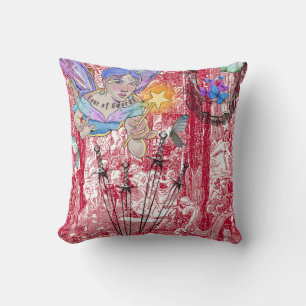 Coussin Mikitiez tarot conte de fées souhait angle gitane