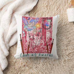 Coussin Mikitiez tarot conte de fées vœu ange gitane rêve