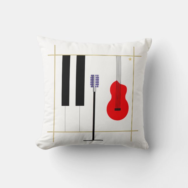 Coussin Mikrofon och Instrument (Recto)
