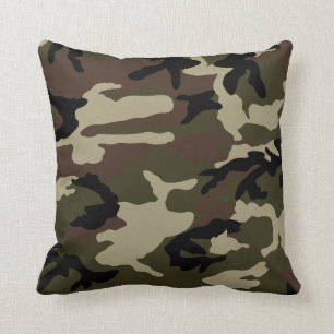 Coussin militaires d'armée de motif de camouflage